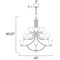 Maxim Axis 15-Light 43" Wide Satin Nickel Chandelier 11228FTSN - alternate 2